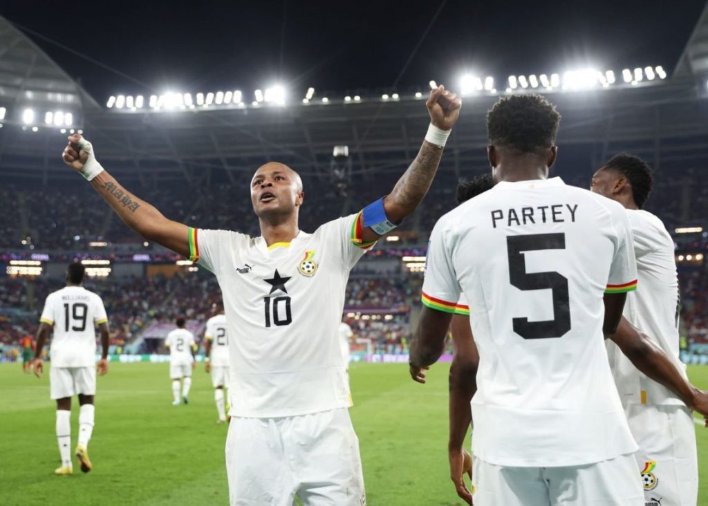 Andre Ayew and Thomas Partey